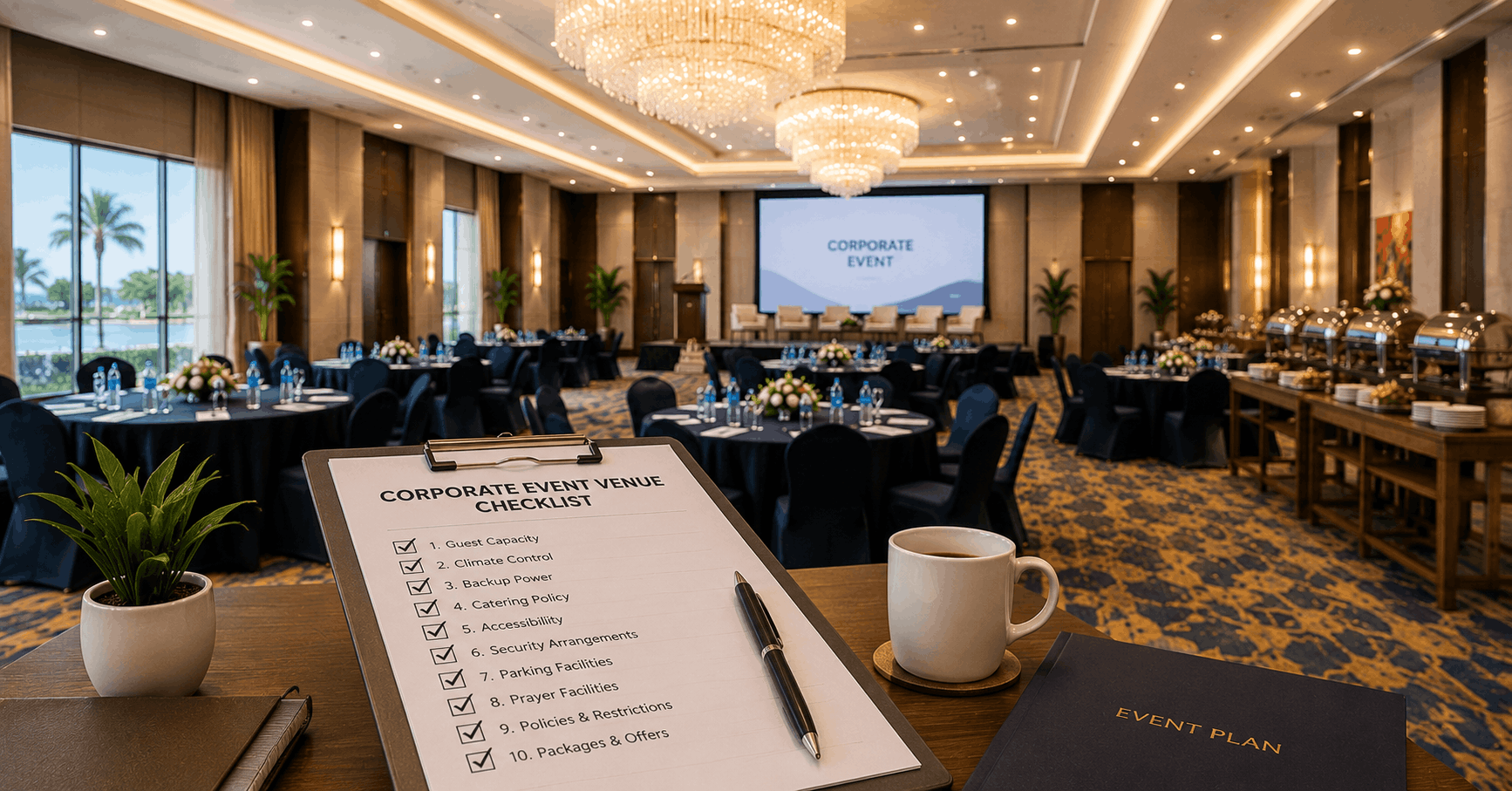 10 Things to Check Before Booking a Corporate Event Venue