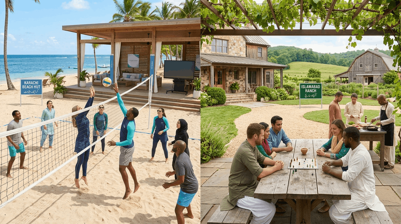 Beach vs Farmhouse: Which Is Better for Team Building?