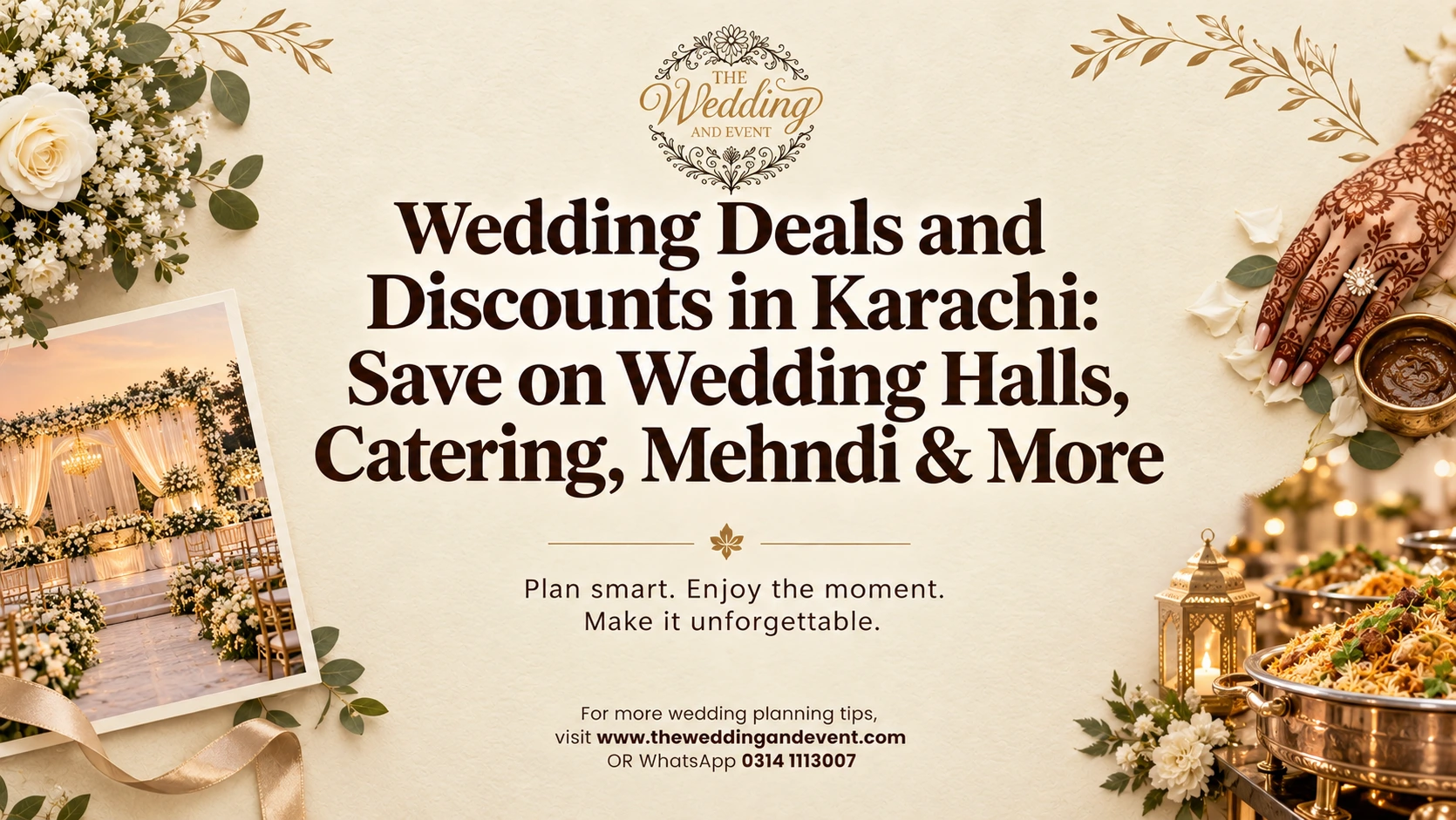 Wedding Deals and Discounts in Karachi: Save on Wedding Halls, Catering, Mehndi & More